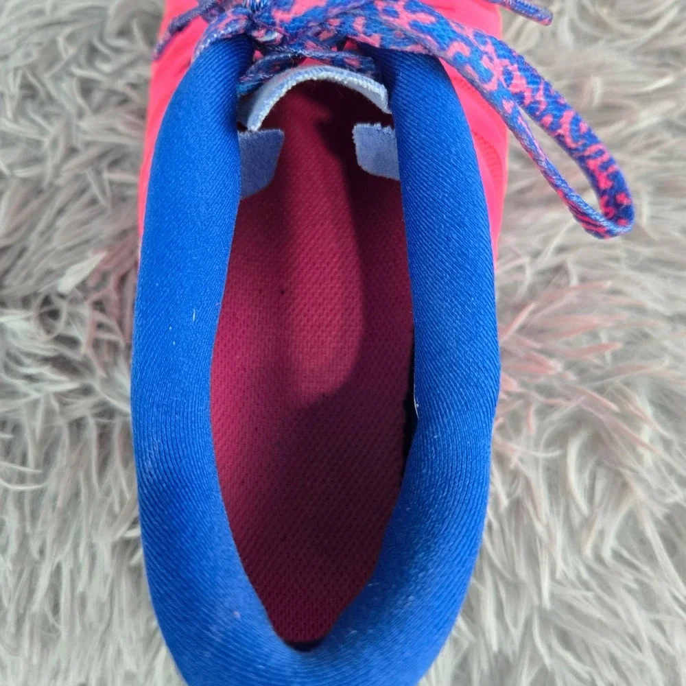 Nike‎ Free 5.0 Running Shoes Kids 6Y Pink Blue 644446-601 Lightweight Athletic - Picture 9 of 9